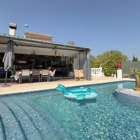 El Refujio Maison Independante Avec Vraie Piscine Privee Au Sel Chauffee Pas De Chlore Turís Esterno foto