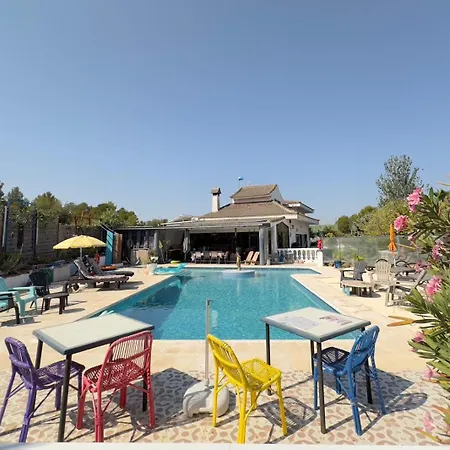 El Refujio Maison Independante Avec Vraie Piscine Privee Au Sel Chauffee Pas De Chlore Turís Esterno foto